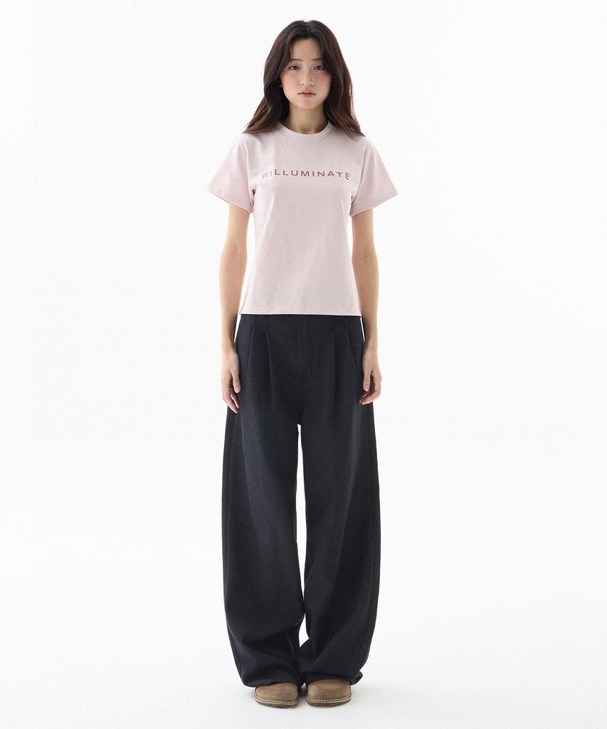 FILLUMINATE (W) Two-Tuck Wide Pants - Black