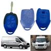 Automobile Blue 3 Button Remote Key Shell Protector For Transit Connect 2006-2014 DIY Replacement Cover