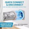 Strong Magnet Magnetic Dryer Vent Coupling Flexible Dryer Vent Connector  Ventilation Duct