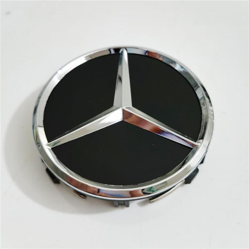 4PCS 75mm Car Wheel Center Hub Caps Cover For Mercedes Benz B/C/E/S Class A Class C200L GLC GLK CLA Accessories