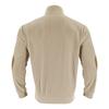 Spring Autumn Men Henley Top Four Button Half Neck Contrast Faux Suede Elbow Patches Long Sleeve Vintage Daily Streetwear Casual Pullover Sweatshirt