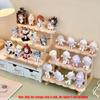 Figures Display Wooden Stand Flower Shelf Organizer Cabinet Cute Dolls Storage Rack Holders Decoration for Home Office