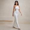 Women's Cover Ups Beach Dress Solid Color Sexy Knit Beach Bikini Swimsuit Cover Up Sunwear