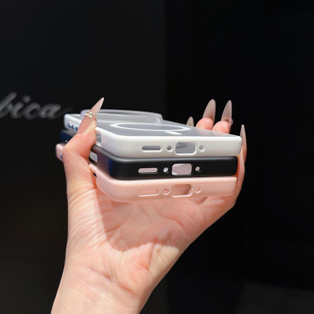 OPPO FindX9 Ultra Magnetic Rotating Bracket Frosted Phone Case