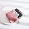 Simple Cute Coin Purse Portable Mini Data Cable Headphone Credit Card Mobile Phone Data Cable Key Organizing Bag Leather Wallet