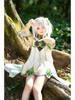 Genshin Impact Cosplay Naheeda Cosplay Costume Grass God Genshin Impact Adult Child Kids Size 130 140 White Grass Joka [NOKIJP] (Naheda, 140)