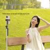 1.8m Bluetooth Selfie Stick Tripod with Gimbal, Charger & Live Streaming Mount for Outdoor Floor Phone Use