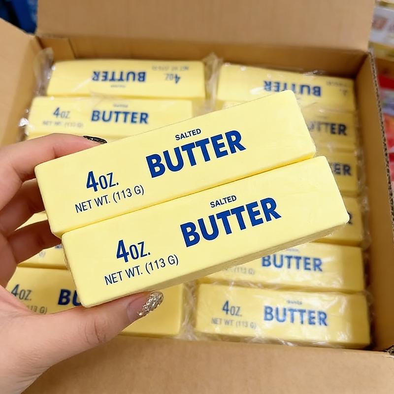 Butter Squishy Tabas Squishy Toys Counter Stress Press Plaything Butter Chocolate Fidgeting Toy Soft Sensory Food Squishies Toy Gift
