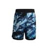Under Armour X Bruce Lee Collaboration UA Spring Collection Water Element Printed Basketball Shorts Men Shorts Blue 1385306-419