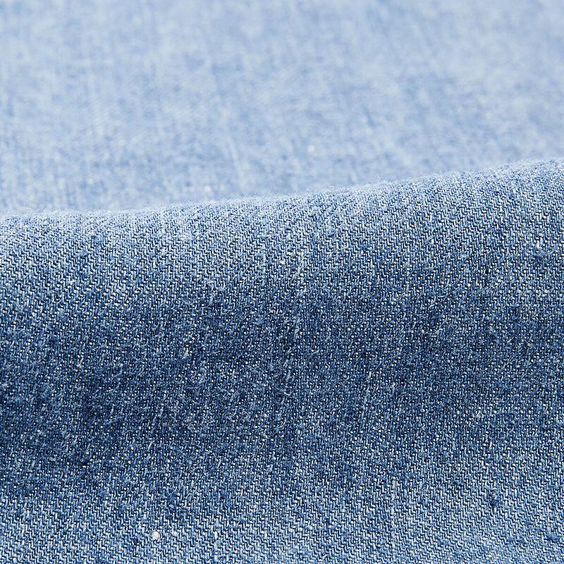 LESS 2026 Summer Wide-Leg Denim Trousers