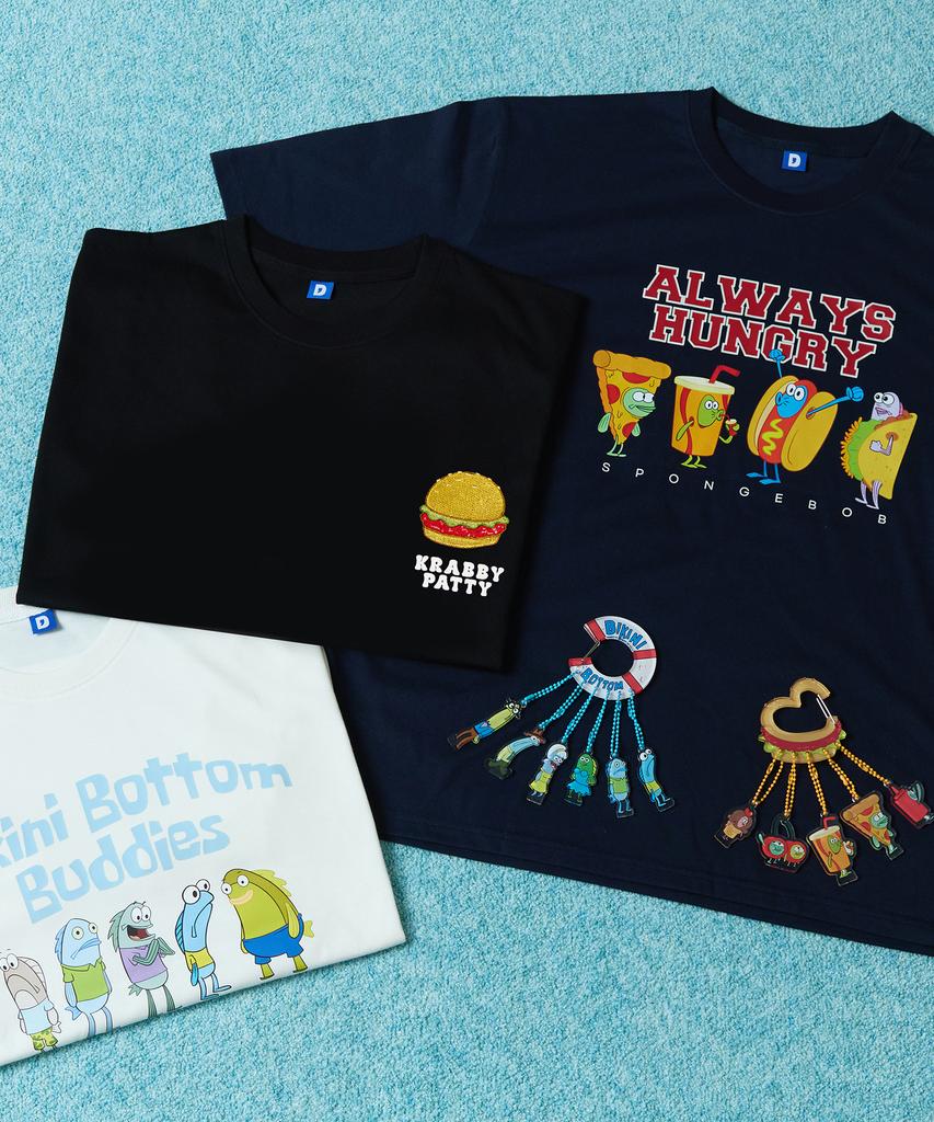 Daenkkomma Spongebob Bikini City Residents Graphic Short Sleeve T-Shirt (Limited Edition)