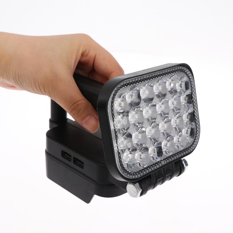 1Pcs Cordless Outdoor Work Fishing Handheld Emergency Tool Led Light For Lithium Battery 3In Portable Spotlight No Battery