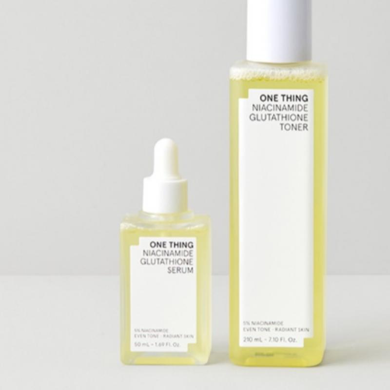One Thing Niacinamide glutathiOne tOner   Serum Special Set  30ml tOner+10ml Serum Free 