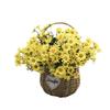 Artificial Silk Chrysanthemum Bouquet For Wedding Decor Home Office Styling