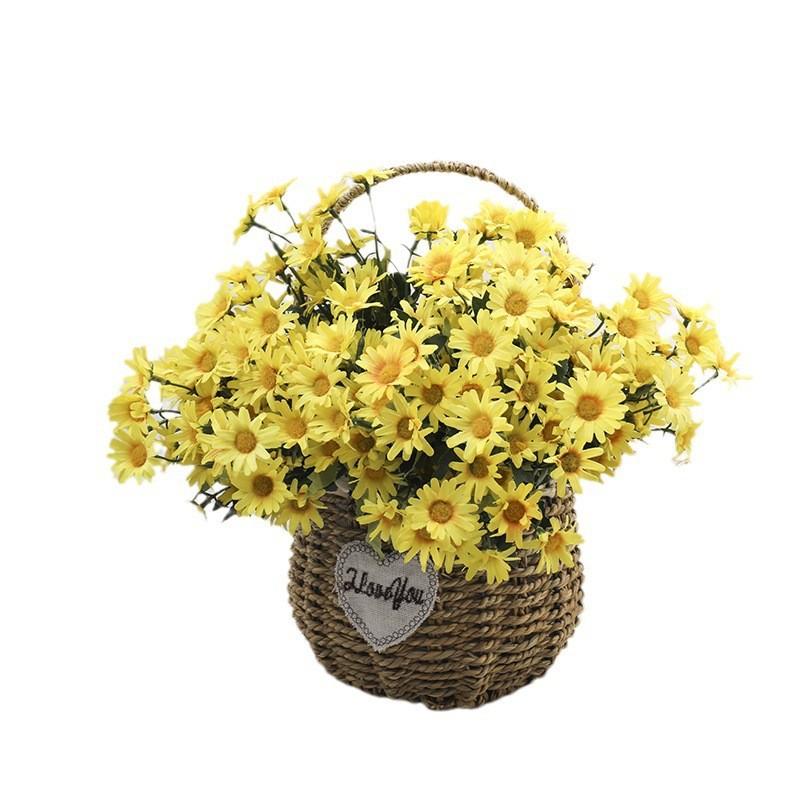 Artificial Silk Chrysanthemum Bouquet For Wedding Decor Home Office Styling