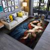 Holy Mother and Child Artwork Suitable As a Non-slip Mat for the Living Room or Bedroom Sofa
