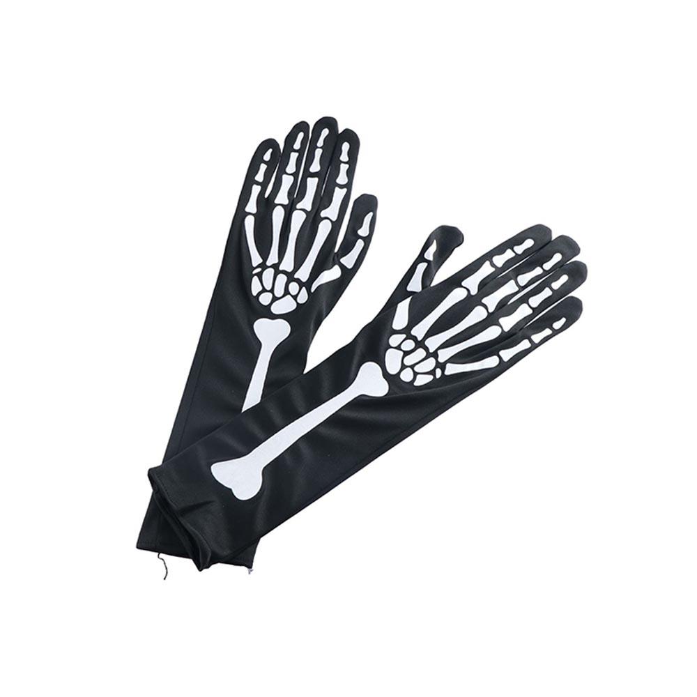 Accessories Costume Props Ghost Bone Mittens Women Men Gloves White Skeleton Gloves Halloween Party