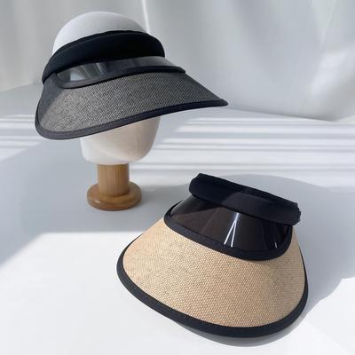 UV-blocking Sports Hat UV Rattan Straw Sun Cap