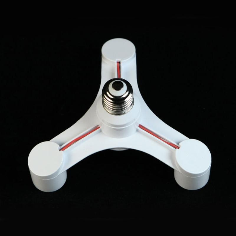 2/3/4/5/6/7 In 1 Light Bulb Socket Splitter, E26/E27 Light Socket Adapter Conventer, Standard Base LED Bulb Converter