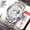 JINSHIDUN New Business and Leisure Men's Watch Business Fashion Multi-functional Automatic Mechanical Watch Small Second Dial High-end Watch