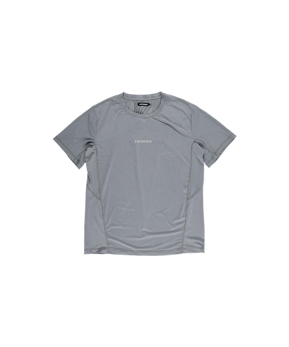 The World Basic Running Tee Blue Gray 4