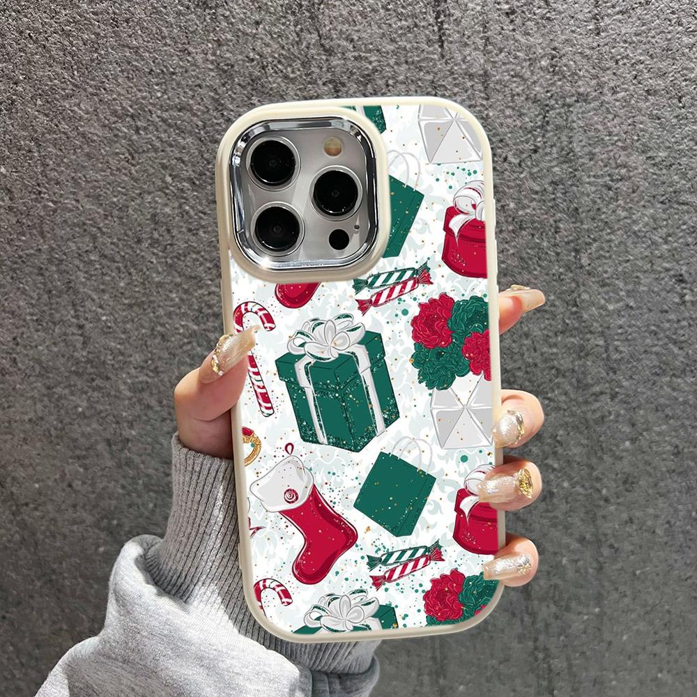 N115 Веселый рождественский дизайн С Новым годом Мягкие чехлы для телефонов iPhone 16Pro — фото 10