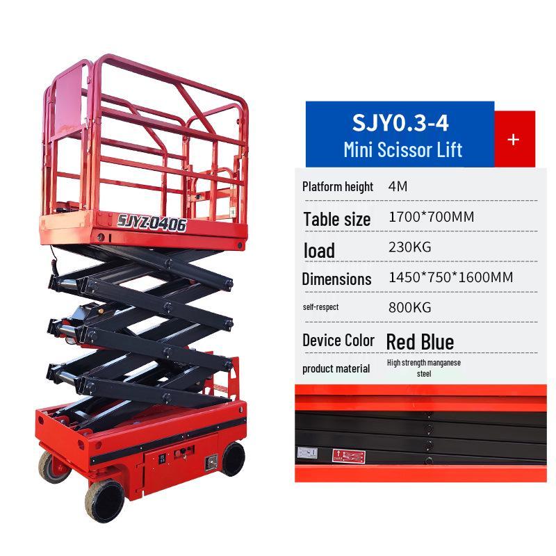 6m Tracked Mobile Scissor Lift: Self-Propelled High-Altitude Lifting Platform