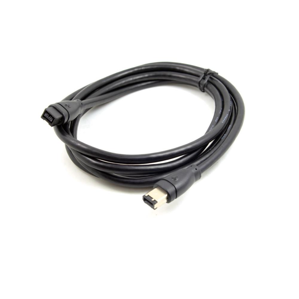 

FireWire 800 IEEE1394B 9 Pin to 6 Pin Male to Male Adapter Cable 6ft/ 1.8M Balck