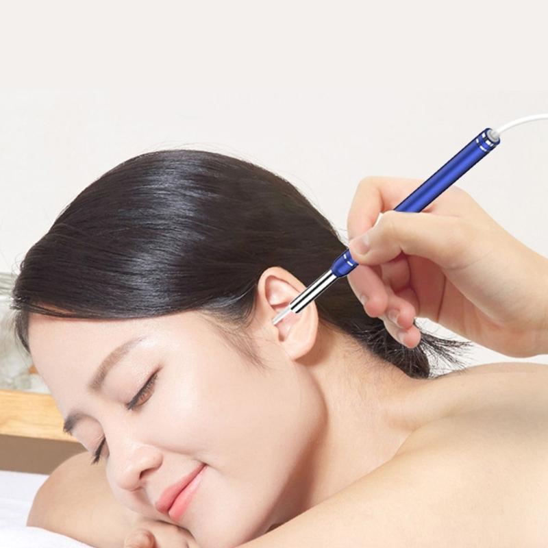 Ear Wax Remover Earwax Remover Tool Ear Camera Ear Otoscope with 6 LED Light Ear Scope with Ear Wax Cleaner Tool