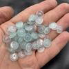 10mm Bashan Green Jade Spacer Beads - DIY Jewelry Accessories, Safety Buckle Loose Beads