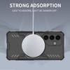 Magnetic Armor Case For Samsung Galaxy S26 Ultra S25 Edge Plus S24 FE S23 S22 A15 A35 A55 A16 A36 A56 A17 A37 A57 5G Hybrid Shockproof Bumper Cover