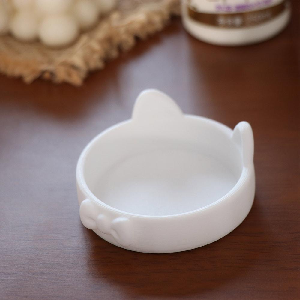 3D Printed Bow Jewelry Plate Cute Jewelry Holder Holder for Necklaces Jewelry Organizer  Home Decor