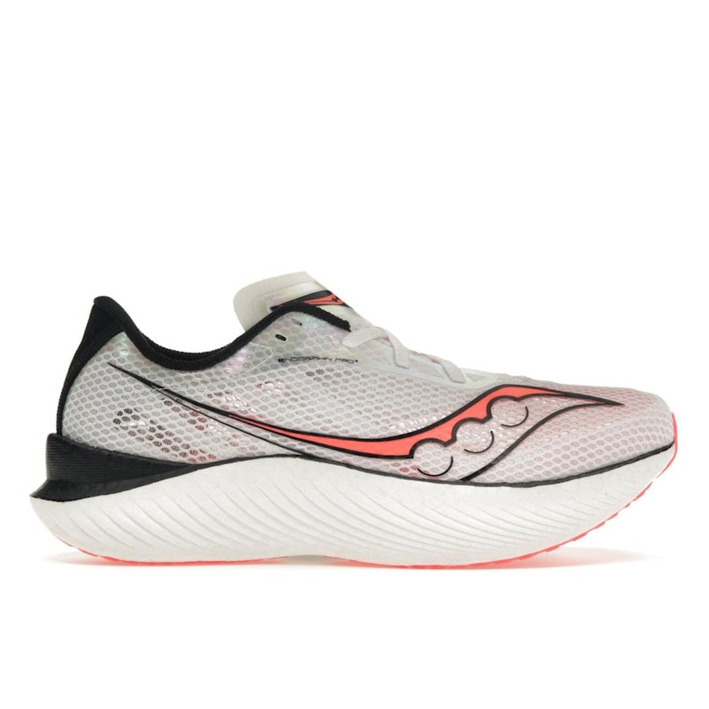 SAUCONY Endorphin Pro 3 White ViZiRed Men Sneakers Black S20755-85