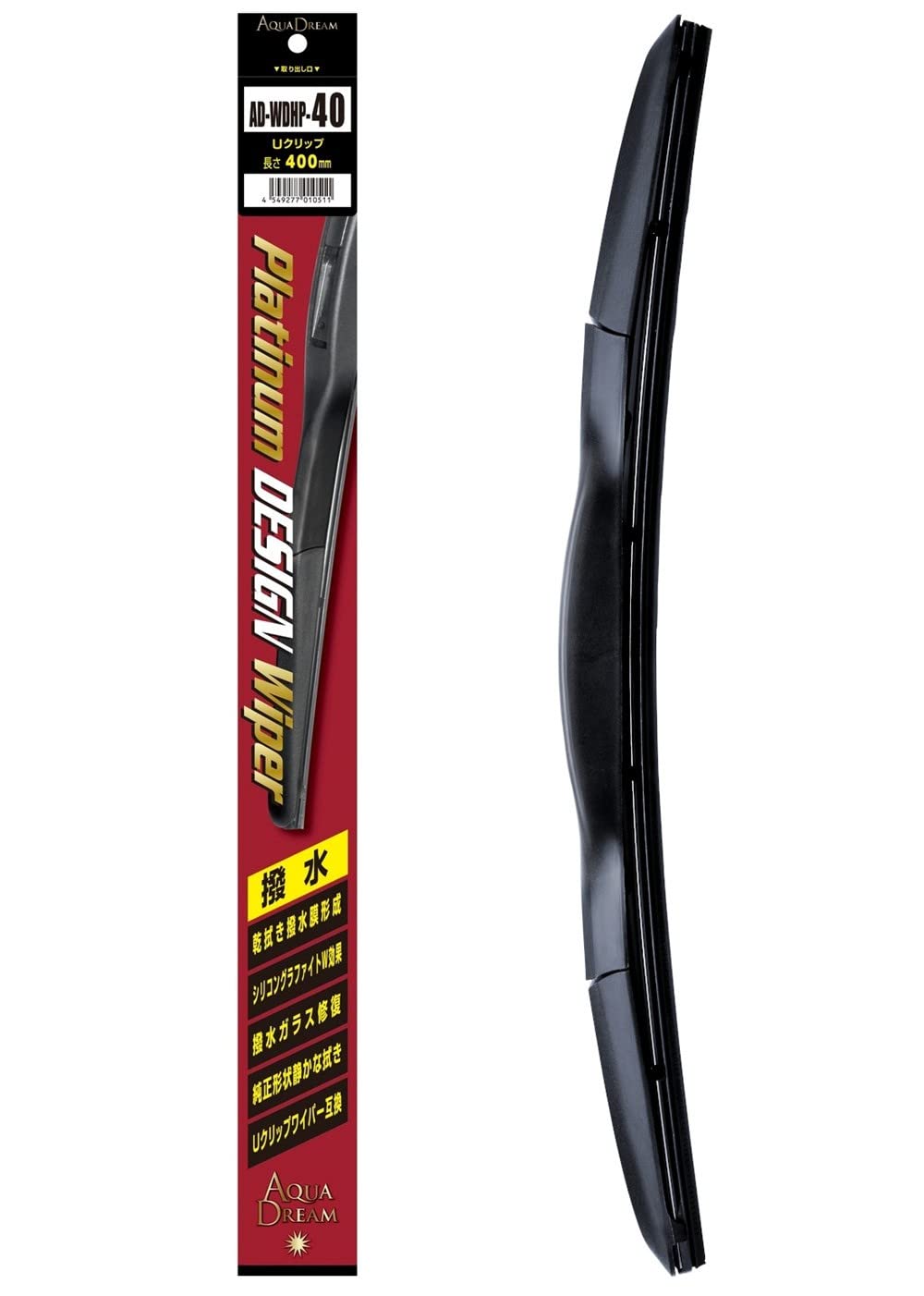 

Aqua Dream Domestic Car Platinum Water Repellent Coat Design Type Wiper 400mm AD-WDHP-40