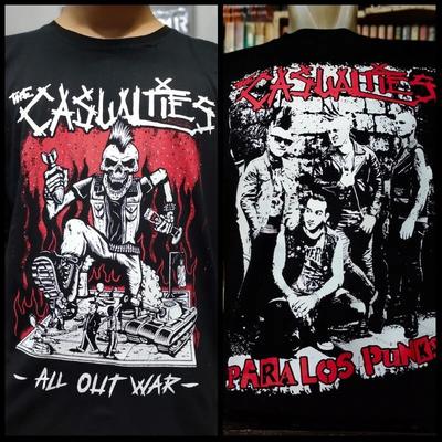 The Casualties Punkband Sällsynt design svart T-shirt S-5XL bomull Grafisk kortärmad tröja Unisex Män Kvinnor Sommar