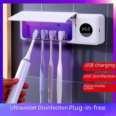 Automatic Wall-Mounted UV Toothbrush Sterilizer and Storage Rack