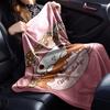 1pc My Melody blanket Lightweight Flannel Throw for Sofa Bed Travel Camping Livingroom Office Couch Chair