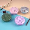 6 Tone Mini Hand Pan Drums Funny 3.8 Inch Kids Educational Toy with Drumsticks for Yoga Practice Performance Musical Instruments