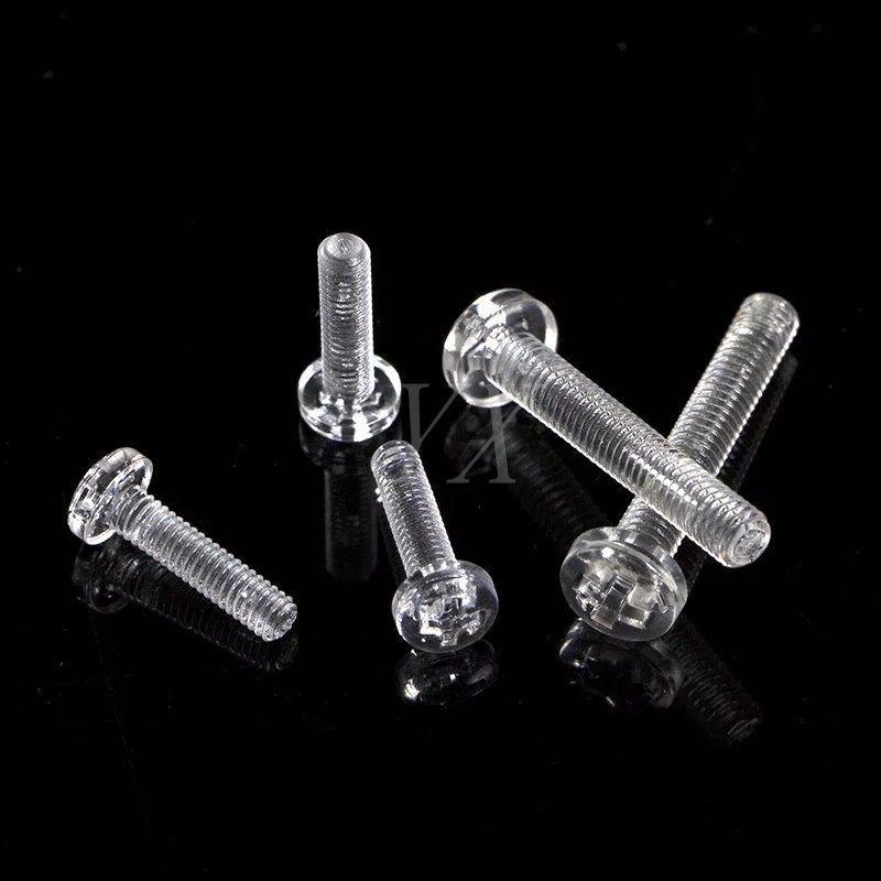 Șurub din plastic Phillips semi-transparent acrilic