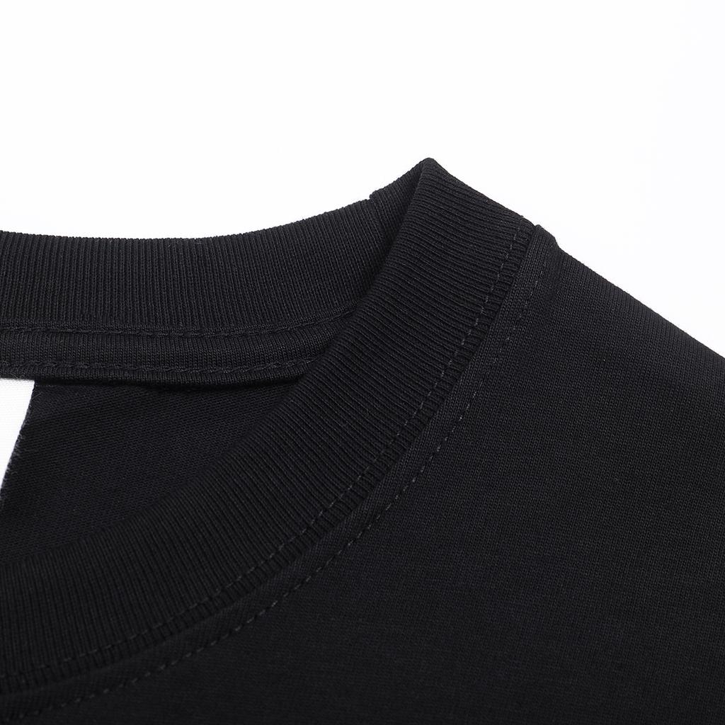 Atmungsaktives Baumwoll-Basic-T-Shirt für Frühling und Sommer für Herren und Damen, mit roter Herzstickerei