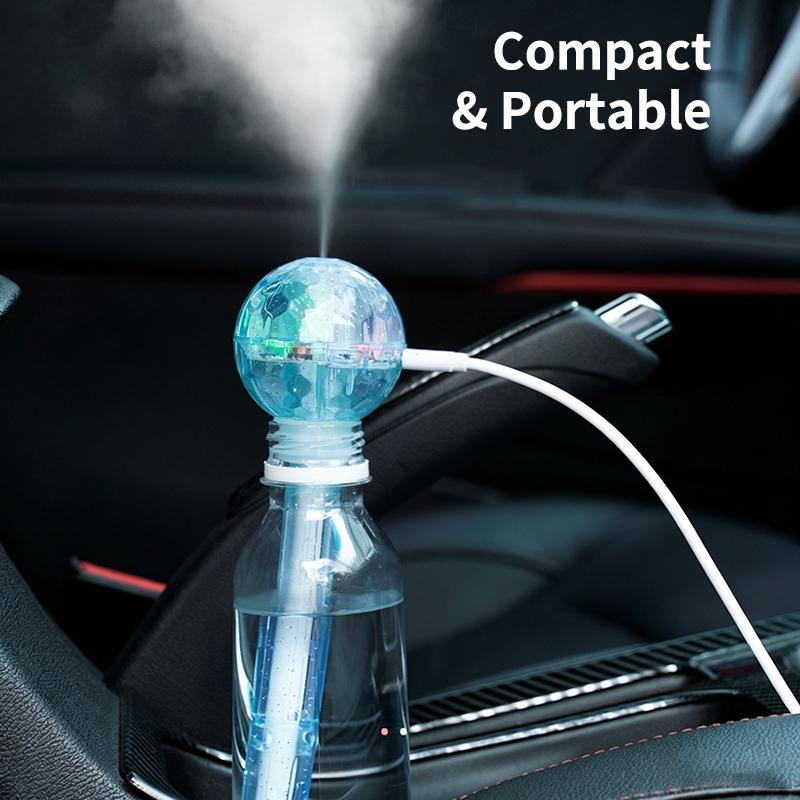 USB Humidifier Stick with LED Lights Compact Design for Home and Office Spaces