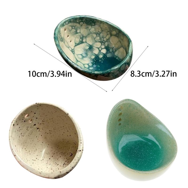 Ciotola Strippaverdure in Resina Rimuovi Foglie da Verdura Utensile da Cucina 4 Fori Tazza Strippaverdure Strumento Efficiente per Preparare le Erbe
