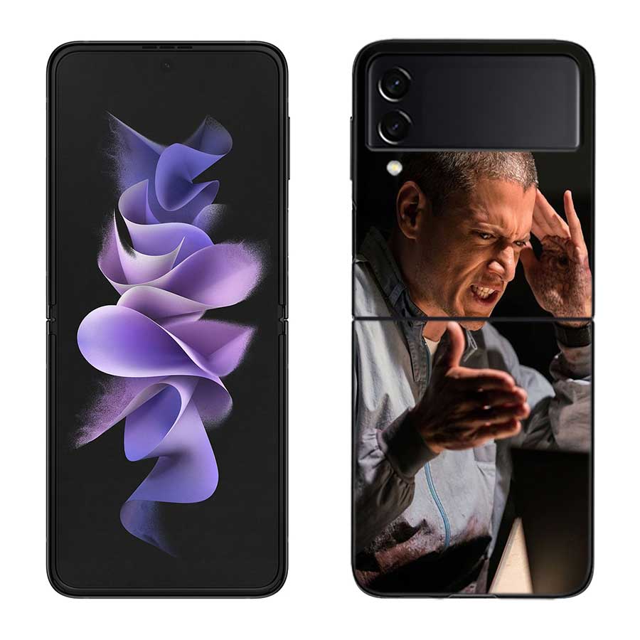Prison Break TV Series Phone Case For Samsung Z Flip 7 6 5G Galaxy Z Flip 5 4 3 Black Hard Cell Cover Luxury PC Shell Coque