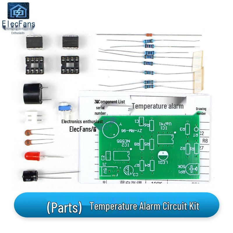 

Thermistor Over-Temperature Sensor Alarm DIY Kit for Electronic Assembly Training