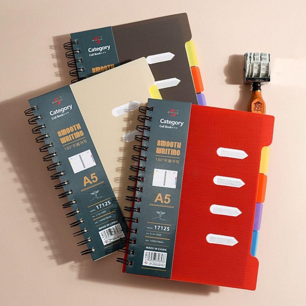 210 Pages Subject Notebook Thickened Coil Page Coil Notebook Draft Notebook For Students