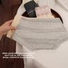 Lady's New Autumn Winter Pure Cotton 10A Anti Bacterial Extended Full Cotton Crotch Breathable Flat Front Underwear