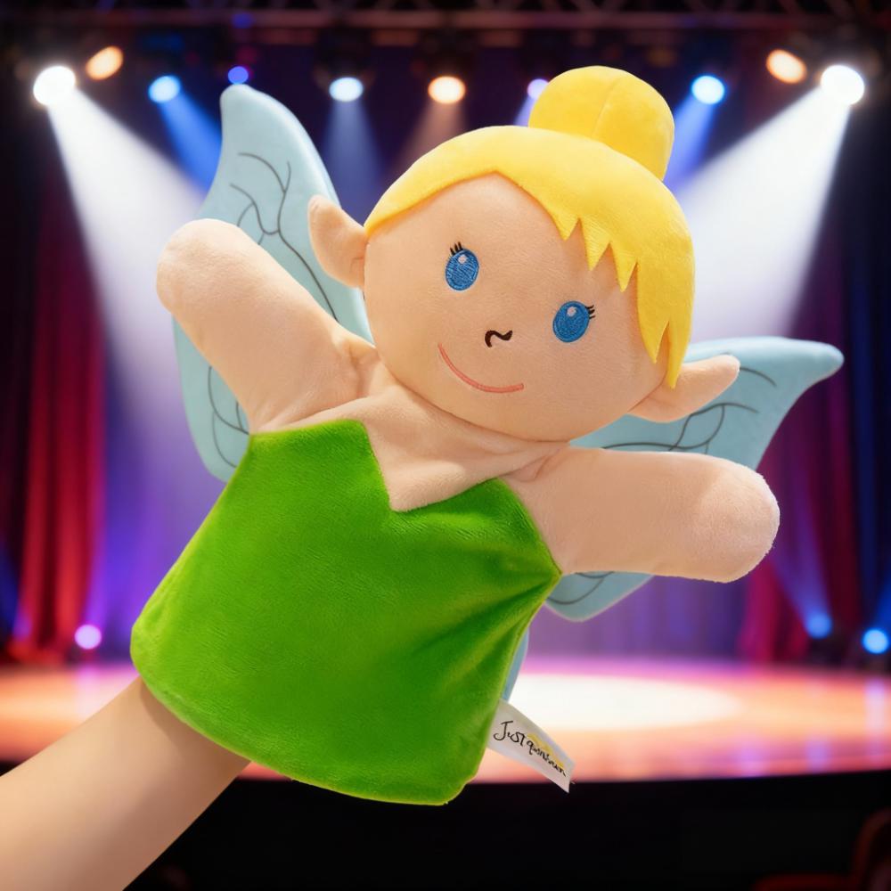 Kawaii Sprookjesreeks Pluche Handvingerpoppen Prinses Prins Elf Koning Heks Jongens Meisjes Kinderen Rollenspel Vakantie Cadeau Idee