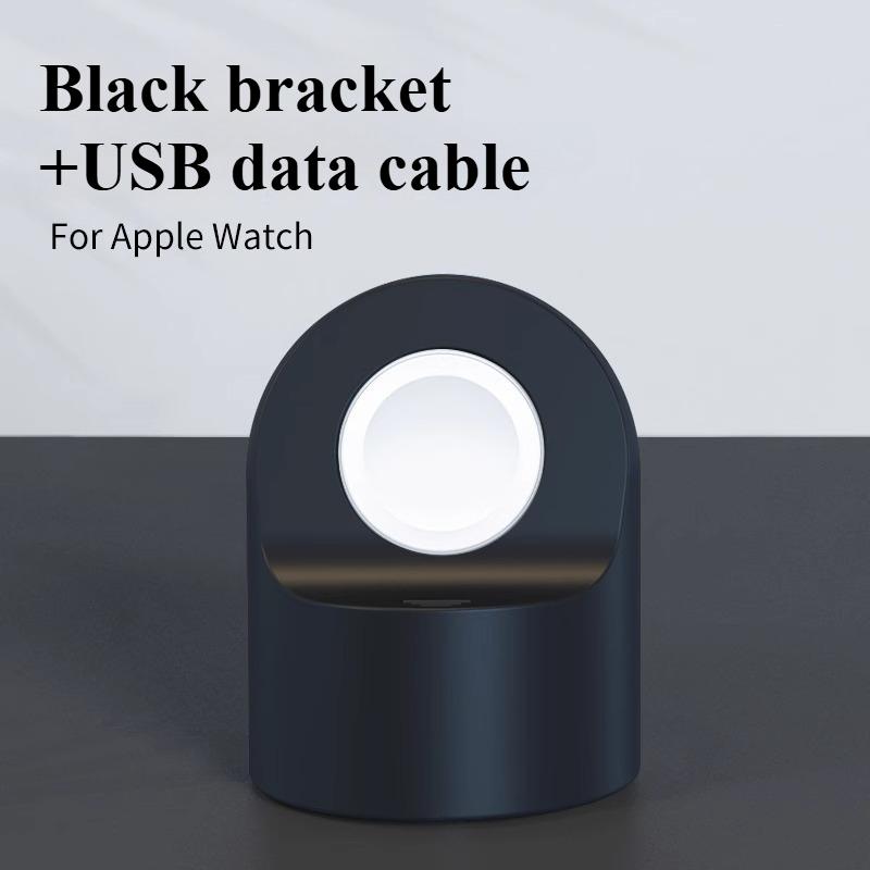 Ladeständer für Apple Watch Series Ultra/8/SE2/7/6/SE/4/3 49mm/45mm/44mm/42mm/41mm/40mm/38mm Langlebiger Silikon Nachttischmodus