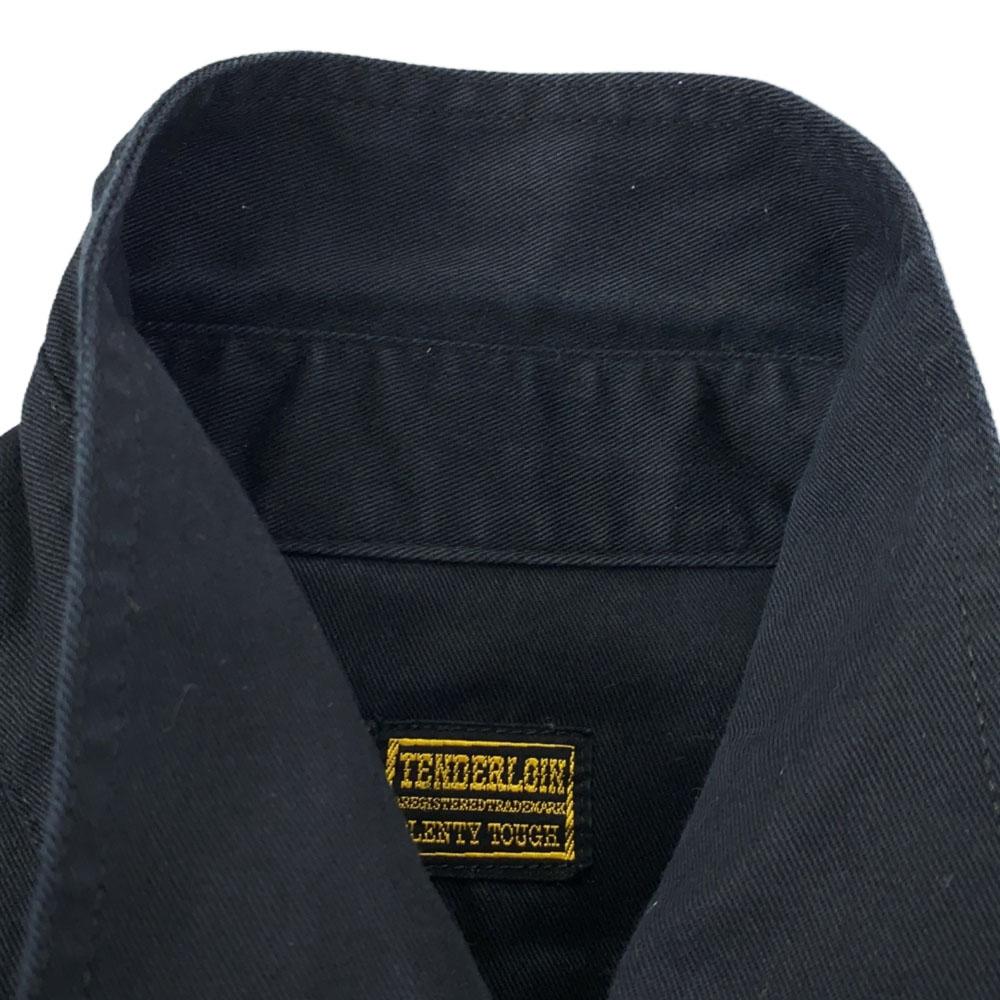 TENDERLOIN Made In Japan Long Sleeve Cotton Shirt S Black Men's Used