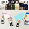 Funny Beer Bottle Opener for Fridge Refrigerator Magnet Opener, 3D Cartoon Chef Resin Magnetic Soda Cap Tool Manual Can Punch Home Restaurant Novelty